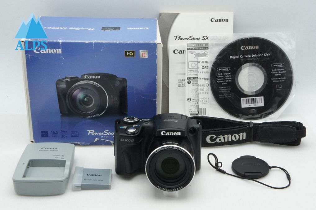 Canon キヤノン PowerShot SX500 IS コンパクトデジタルカメラ 元箱付 260317s