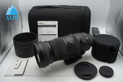 美品 SIGMA シグマ 150-600mm F5-6.3 DG DN OS Sports SONY ソニー Eマウント ズームレンズ ケース付 260320ak
