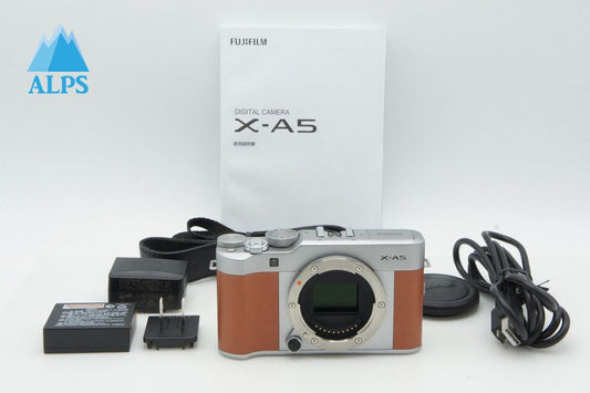 美品 FUJIFILM フジフィルム X-A5 ボディ ミラーレス一眼カメラ ブラウン 260320an