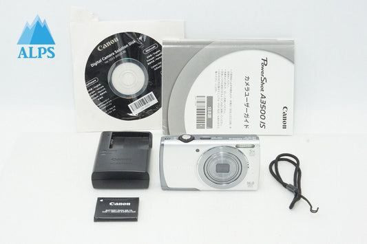 Canon PowerShot A3500 IS Compact Digital Camera Silver 260324e