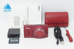 良品 Nikon ニコン COOLPIX S9500 コンパクトデジタルカメラ ヴェルヴェットレッド 260401c
