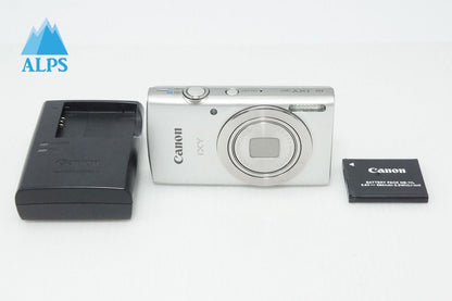 良品 Canon キヤノン IXY 180 コンパクトデジタルカメラ シルバー 260403r