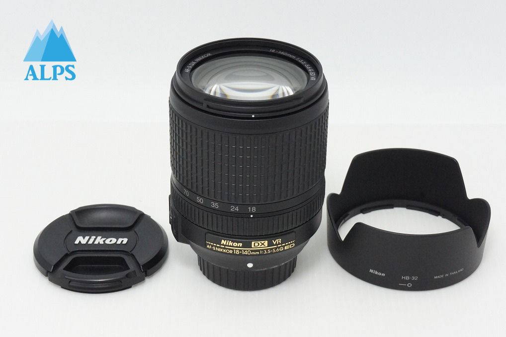 美品 Nikon ニコン AF-S DX NIKKOR 18-140mm F3.5-5.6G ED VR APS-C ズームレンズ フード付 260403ae