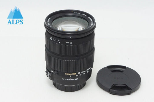 良品 SIGMA シグマ AF 18-200mm F3.5-6.3 DC OS Canon キヤノン EFマウント APS-C ズームレンズ 260402aa