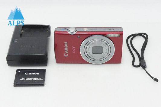 良品 Canon キヤノン IXY 120 コンパクトデジタルカメラ レッド 260408a