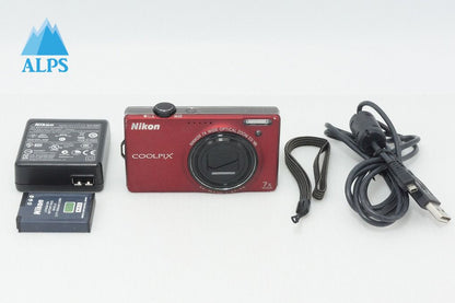 良品 Nikon ニコン COOLPIX S6000 コンパクトデジタルカメラ フラッシュレッド 260408n