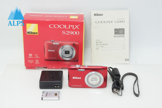 Nikon ニコン COOLPIX S2900 コンパクトデジタルカメラ レッド 元箱付 260408j