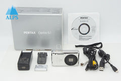 良品 PENTAX ペンタックス Optio S1 コンパクトデジタルカメラ クローム 元箱付 260409a