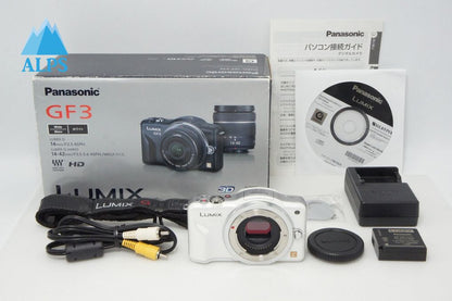 良品 Panasonic パナソニック LUMIX DMC-GF3 ボディ ミラーレス一眼カメラ ホワイト 元箱付 260410f