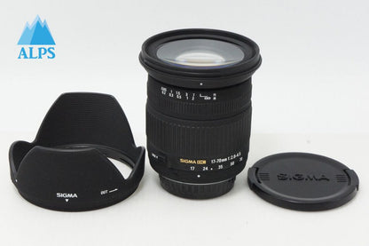 良品 SIGMA シグマ 17-70mm F2.8-4.5 DC MACRO PENTAX ペンタックス Kマウント ズームレンズ フード付 260414a