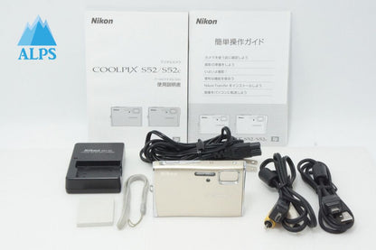良品 Nikon ニコン COOLPIX S52 コンパクトデジタルカメラ ベージュゴールド 260414f