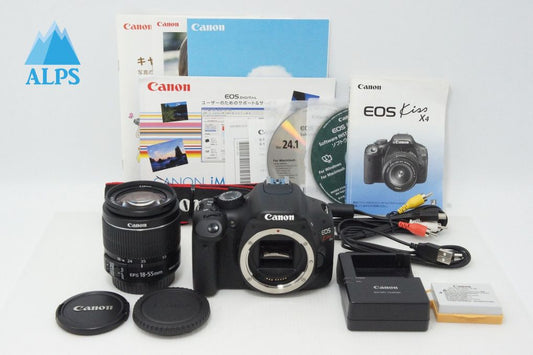 良品 Canon キヤノン EOS Kiss X4 ボディ ＋ EF-S 18-55mm F3.5-5.6 IS II デジタル一眼レフカメラ 260418e