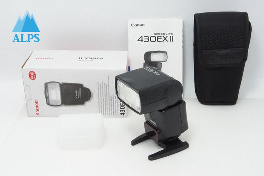 良品 Canon キヤノン ストロボ スピードライト 430EX II スタンド 元箱付 260418c