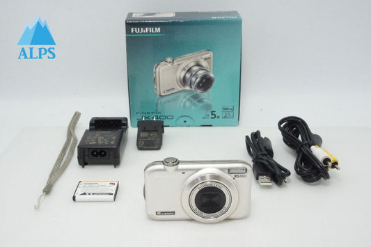 良品 FUJIFILM フジフィルム FinePix JX400 コンパクトデジタルカメラ シャンパンゴールド 元箱付 260420aa