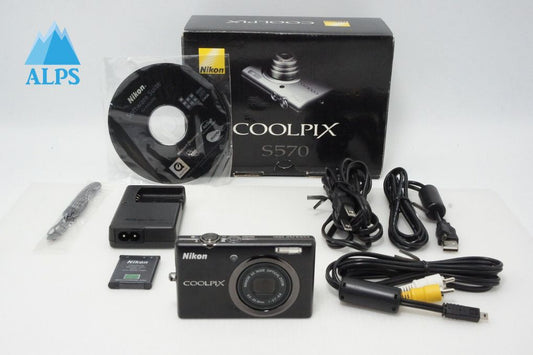 美品 Nikon ニコン COOLPIX S570 コンパクトデジタルカメラ ブラック 元箱付 260420q