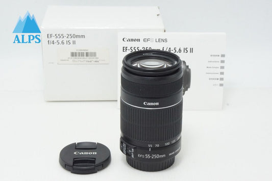 美品 Canon キヤノン EF-S 55-250mm F4-5.6 IS II ズームレンズ APS-C 元箱付 260424b