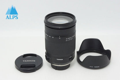 Excellent condition TAMRON 18-400mm F3.5-6.3 Di II VC HLD B028 Nikon F-mount APS-C with hood 260425v