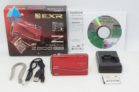 FUJIFILM フジフィルム FinePix Z800EXR コンパクトデジタルカメラ レッド 元箱付 260427q