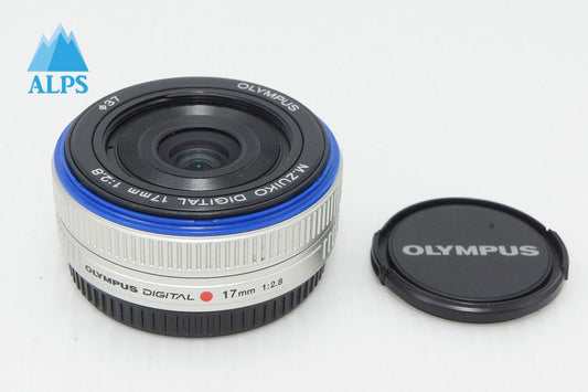 良品 OLYMPUS オリンパス M.ZUIKO DIGITAL 17mm F2.8 パンケーキレンズ マイクロフォーサーズ シルバー 260424q