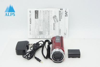 JVC ケンウッド Everio GZ-HM99 デジタルビデオカメラ ハイビジョンメモリームービー レッド 260430o
