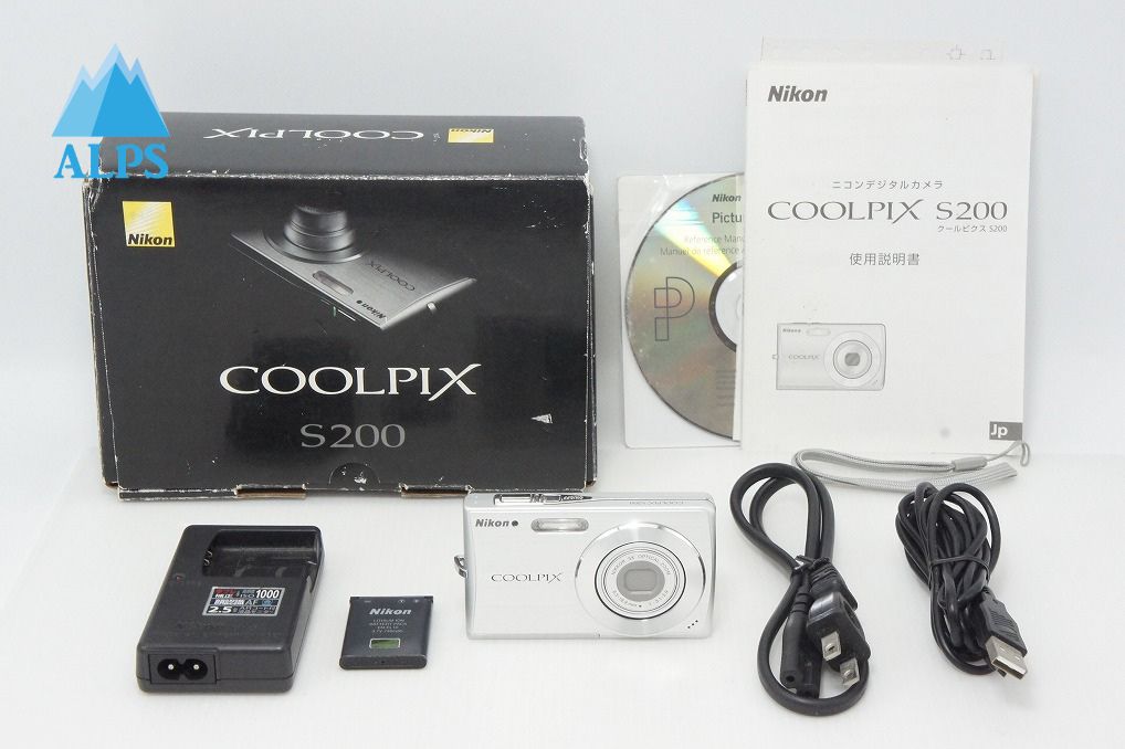 Nikon ニコン COOLPIX S200 コンパクトデジタルカメラ シルバー 元箱付 260430f