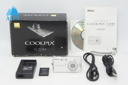 Nikon ニコン COOLPIX S200 コンパクトデジタルカメラ シルバー 元箱付 260430f