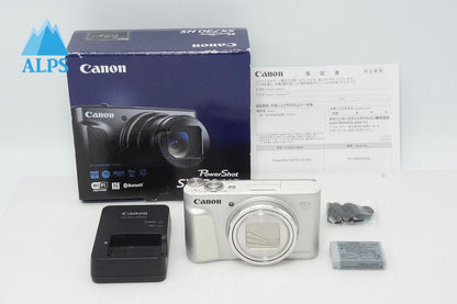 美品 Canon キヤノン PowerShot SX730 HS コンパクトデジタルカメラ シルバー 元箱付 260508ac