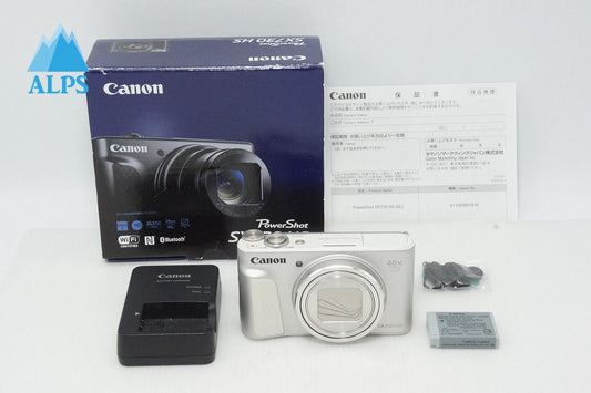 美品 Canon キヤノン PowerShot SX730 HS コンパクトデジタルカメラ シルバー 元箱付 260508ac