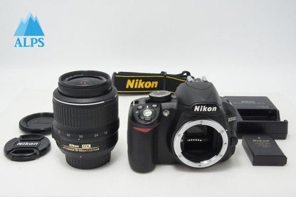 Excellent condition Nikon D3100 Body + AF-S DX 18-55mm VR Lens Kit Digital SLR Camera 260511b