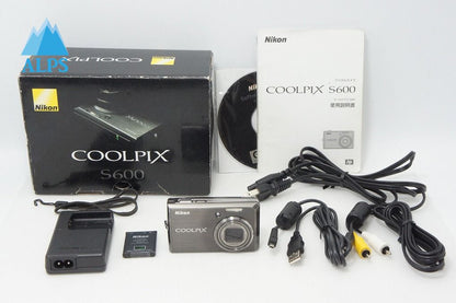 良品 Nikon ニコン COOLPIX S600 コンパクトデジタルカメラ アーバンブラック 元箱付 260427m