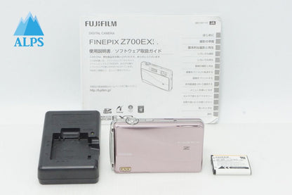 美品 FUJIFILM フジフィルム FinePix Z700EXR コンパクトデジタルカメラ ピンク 260513g