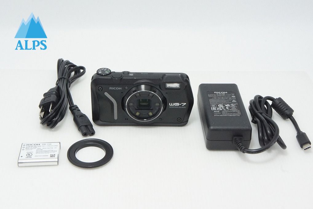 良品 RICOH リコー WG-7 コンパクトデジタルカメラ ブラック 260508g