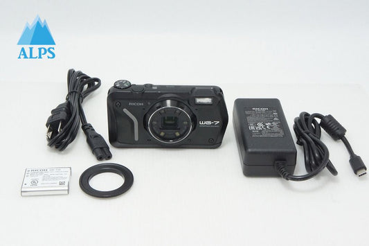 Good Condition RICOH WG-7 Compact Digital Camera Black 260508g