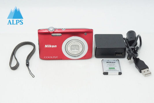 Nikon COOLPIX A100 Compact Digital Camera Red 260427f