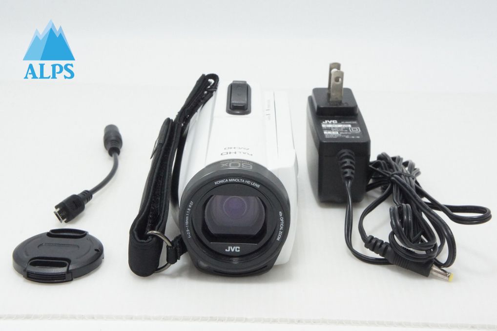 Excellent Condition JVC Kenwood GZ-F270 Digital Video Camera White 260513o