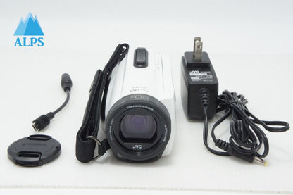 Excellent Condition JVC Kenwood GZ-F270 Digital Video Camera White 260513o