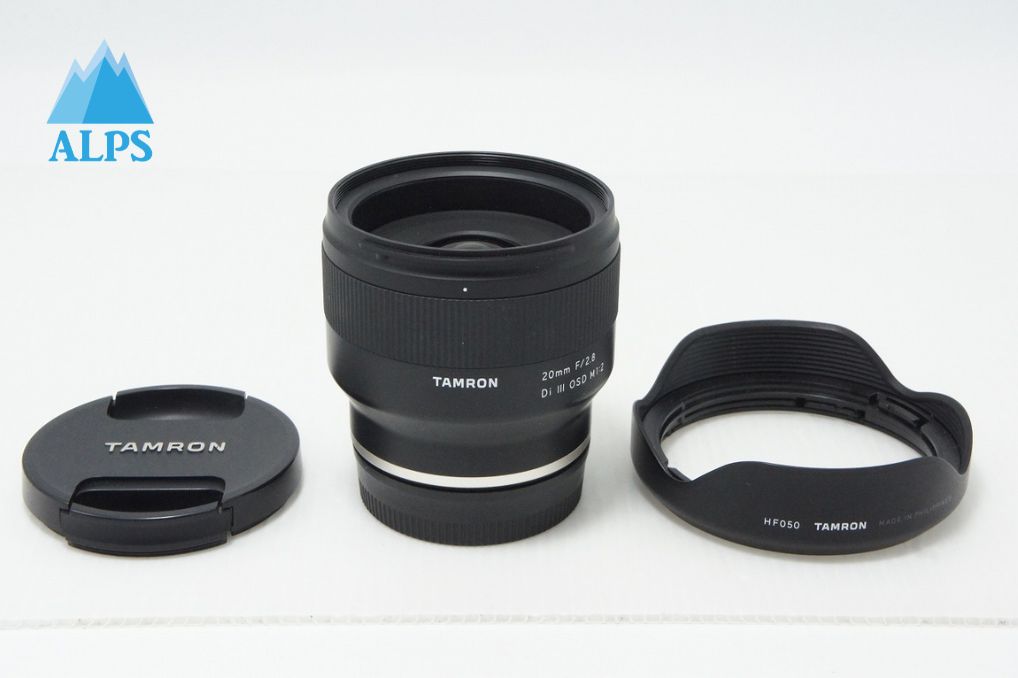 美品 TAMRON タムロン 20mm F2.8 Di III OSD M1：2 F050 SONY ソニー Eマウント フルサイズ 単焦点レンズ フード付 260516h