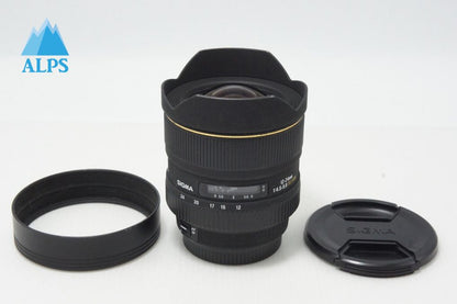 美品 SIGMA シグマ 12-24mm F4.5-5.6 EX DG HSM Canon キヤノン EFマウント ズームレンズ 260508ao