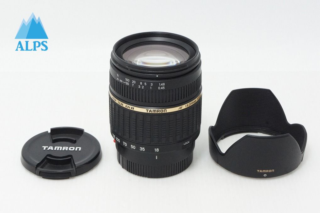 美品 TAMRON AF 18-200mm F3.5-6.3 XR Di II LD Aspherical IF MACRO A14 SONY MINOLTA αマウント フード付 260514q