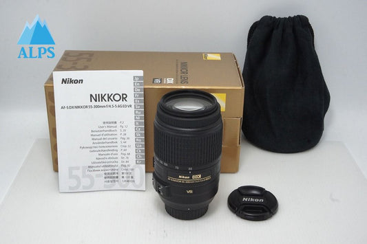 Excellent Condition Nikon AF-S DX NIKKOR 55-300mm F4.5-5.6G ED VR APS-C Zoom Lens with Original Box 260514e