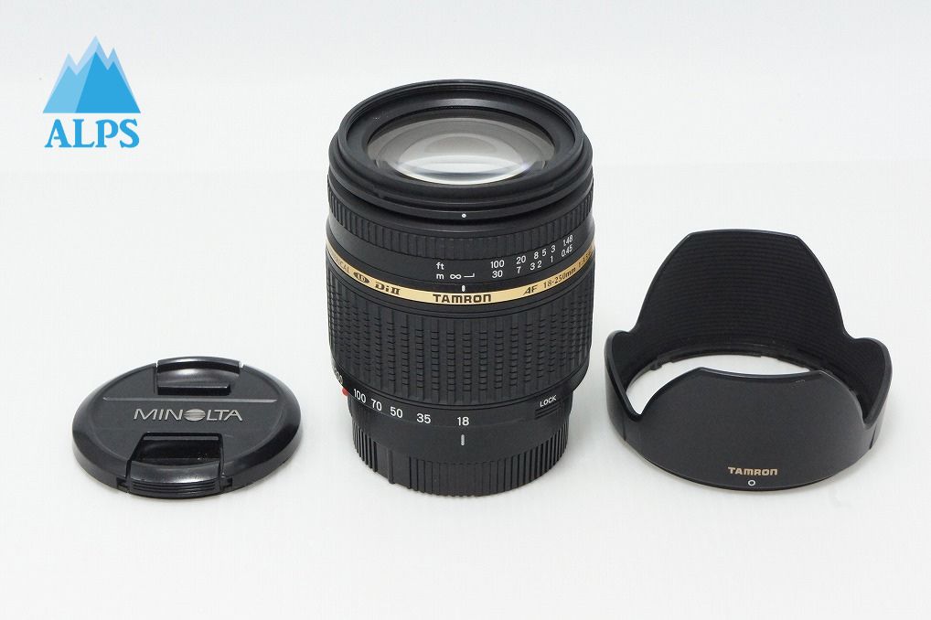 良品 TAMRON AF 18-250mm F3.5-6.3 Di II LD Aspherical IF MACRO A18 SONY MINOLTA αマウント APS-C 260518h