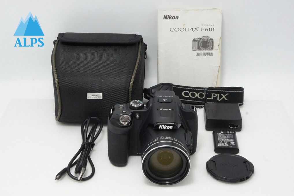 美品 Nikon ニコン COOLPIX P610 デジタルカメラ ブラック 260515r