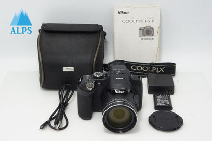 美品 Nikon ニコン COOLPIX P610 デジタルカメラ ブラック 260515r