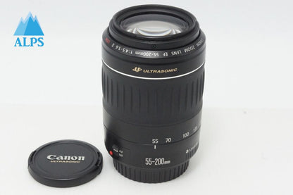 美品 Canon キヤノン EF 55-200mm F4.5-5.6 II USM ズームレンズ 260514w