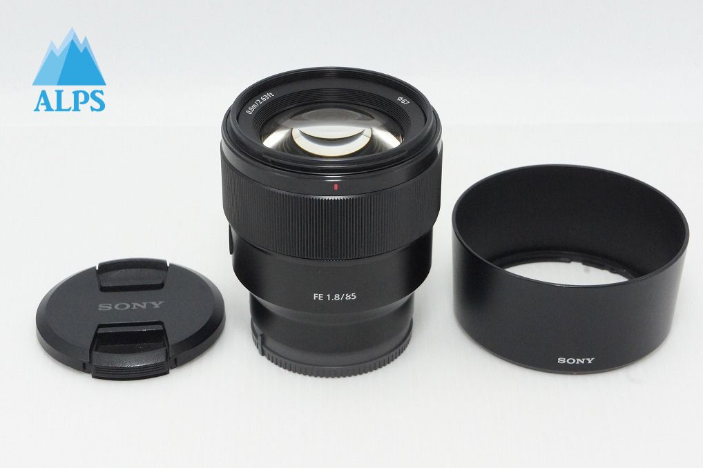 美品 SONY ソニー FE 85mm F1.8 SEL85F18 Eマウント フルサイズ 単焦点レンズ フード付 260516b