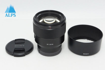 美品 SONY ソニー FE 85mm F1.8 SEL85F18 Eマウント フルサイズ 単焦点レンズ フード付 260516b