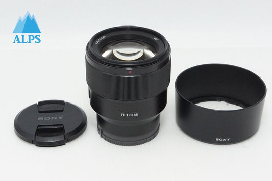 Excellent Condition SONY FE 85mm F1.8 SEL85F18 E-mount Full Frame Prime Lens with Hood 260516b