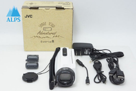 美品 JVC ケンウッド Everio R GZ-R480 デジタルビデオカメラ シャインホワイト 元箱付 260513b