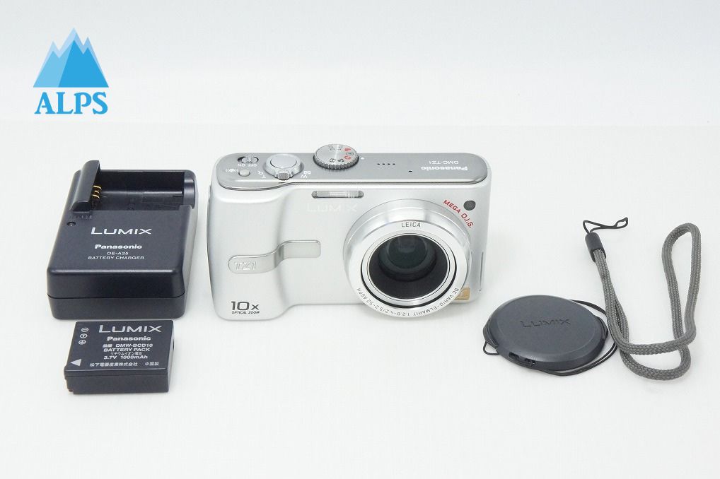 良品 Panasonic パナソニック LUMIX DMC-TZ1 コンパクトデジタルカメラ シルキーシルバー 260521x