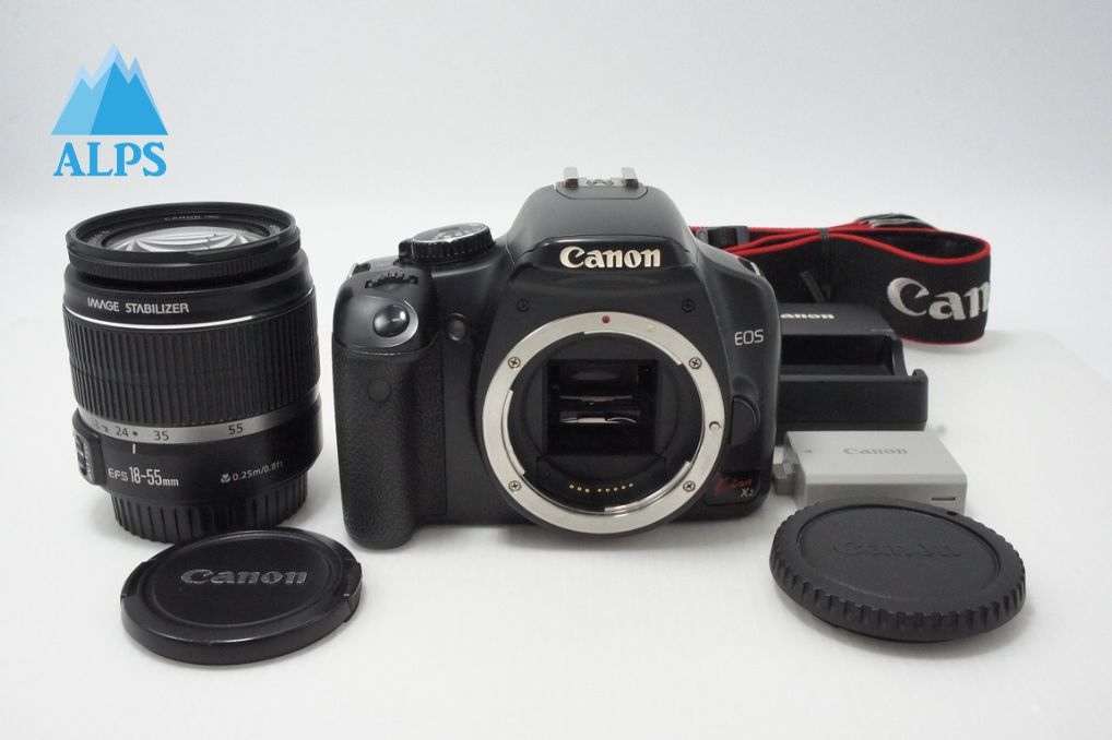 Canon キヤノン EOS Kiss X2 レンズキット (EF-S 18-55mm F3.5-5.6 IS) デジタル一眼レフカメラ 260514x